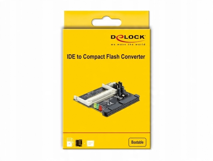 адаптер DELOCK IDE PATA 40PIN-COMPACT FLASH CF виробник інший