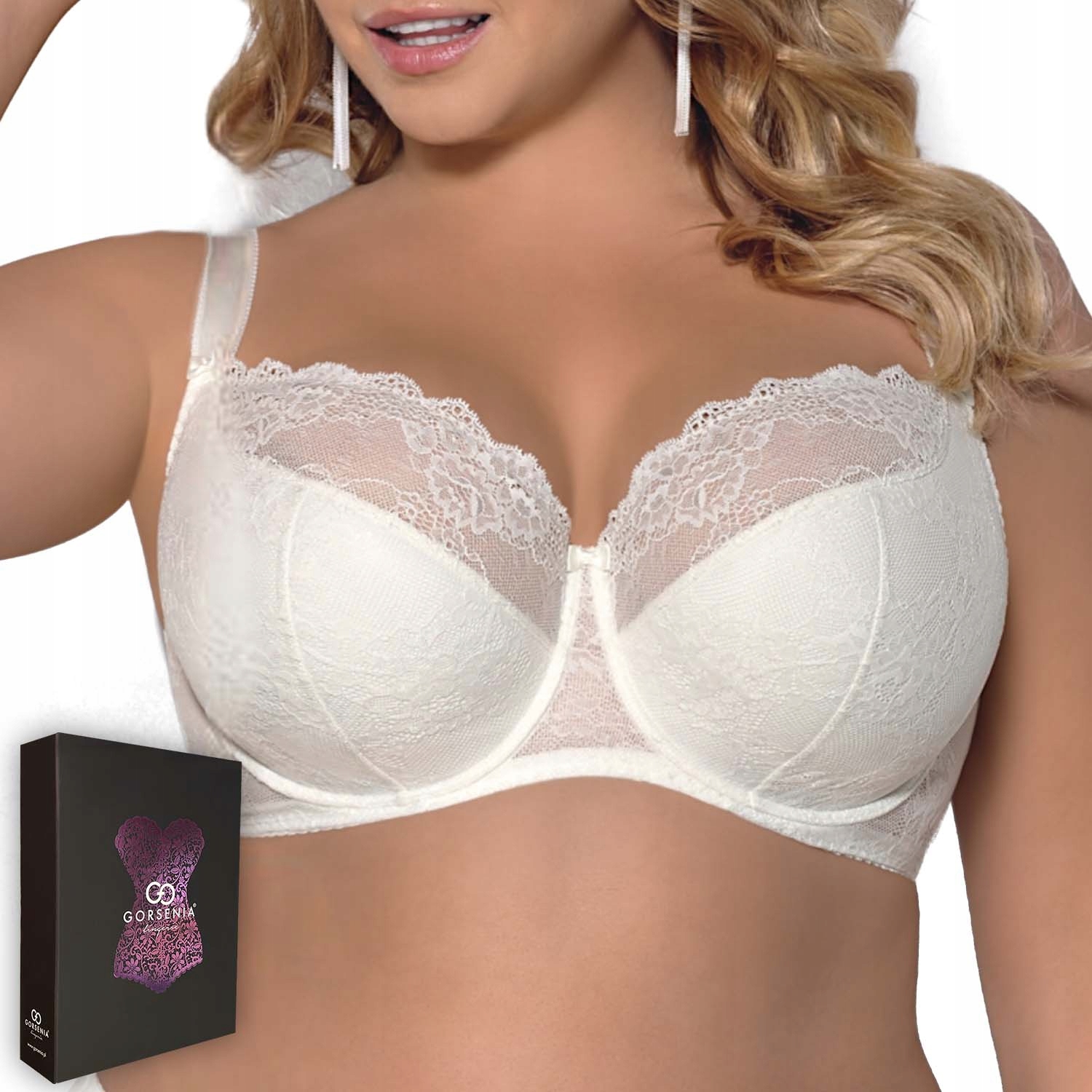 Semi-soft podprsenka Gorsenia Blanca K357 75J Komfortní a odolná podprsenka