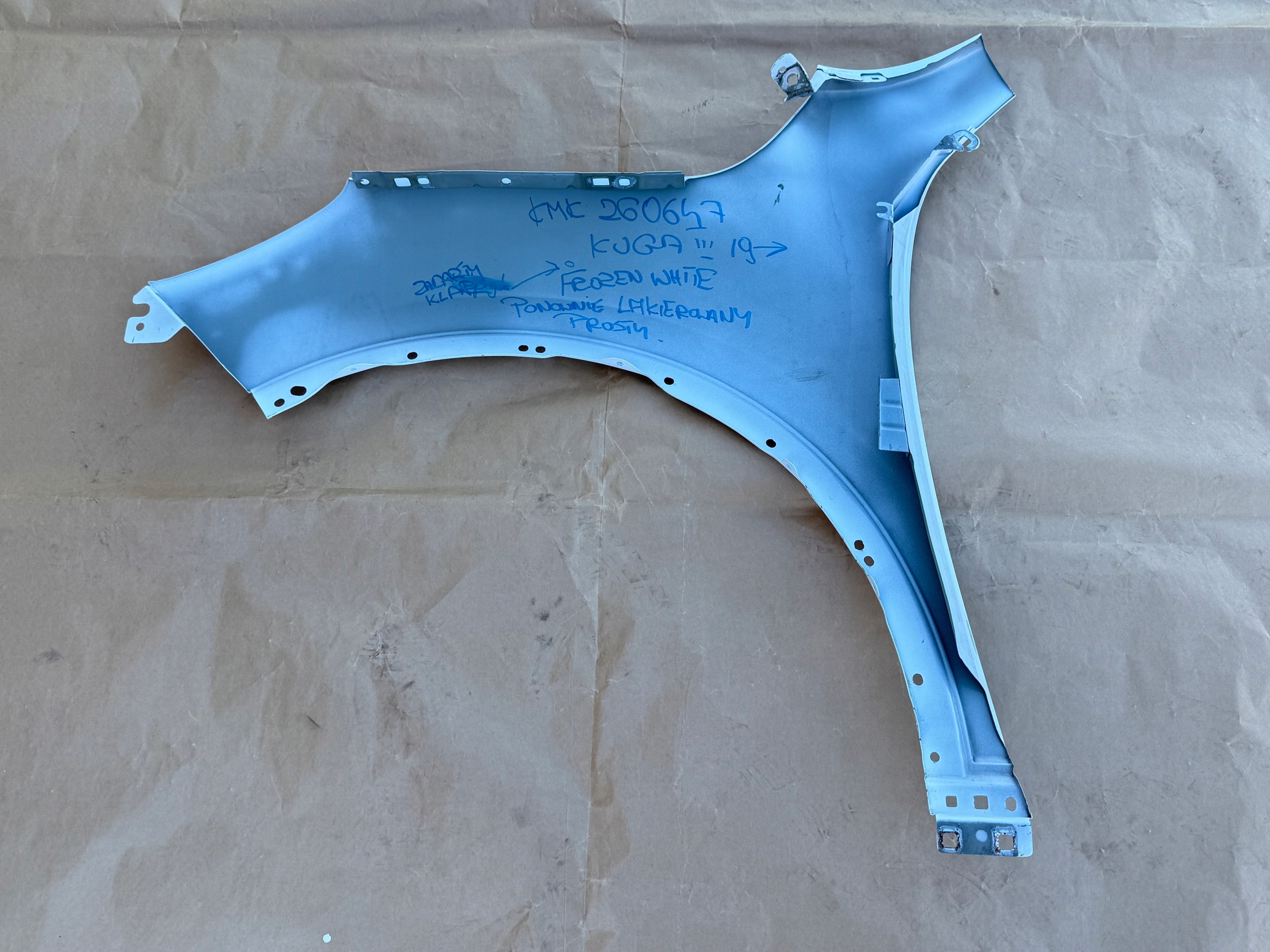 FORD KUGA MK3 2019-2026 fender right front FROZEN WHITE original