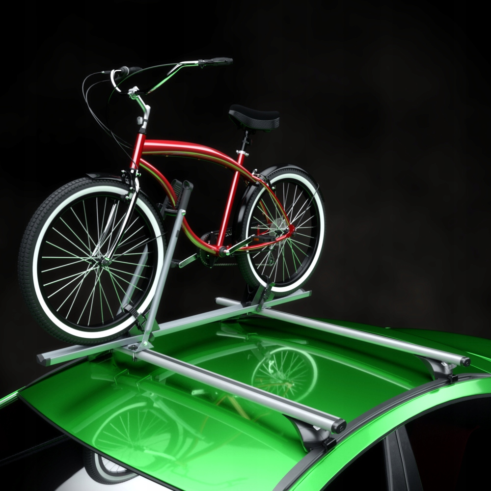 BAGAZNIK DACHOWY NA ROWER UCHWYT ROWEROWY NA DACH Bicycle mounting point frame