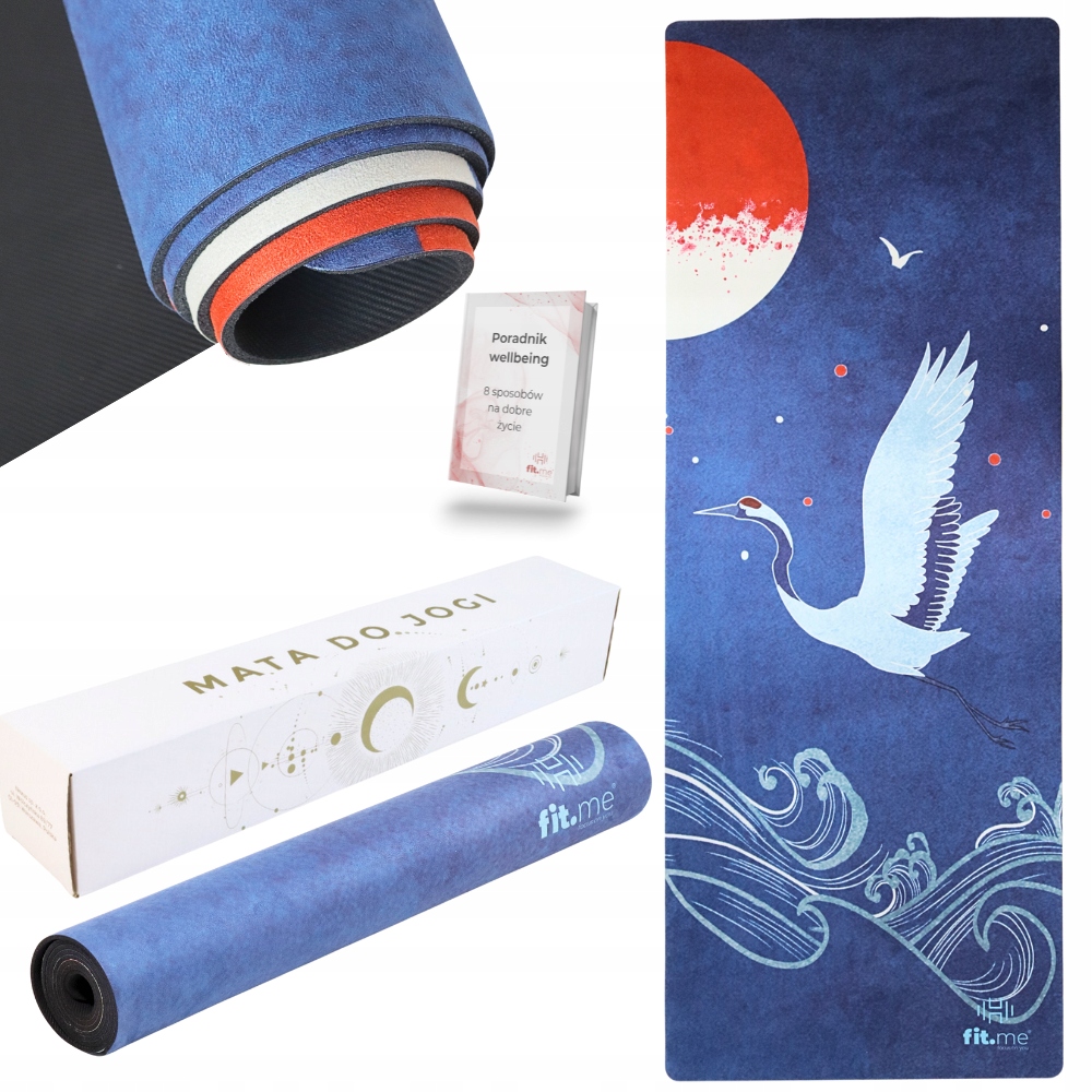 Podložka Na Jógu Semišová Měkká 4 MM Fit.me