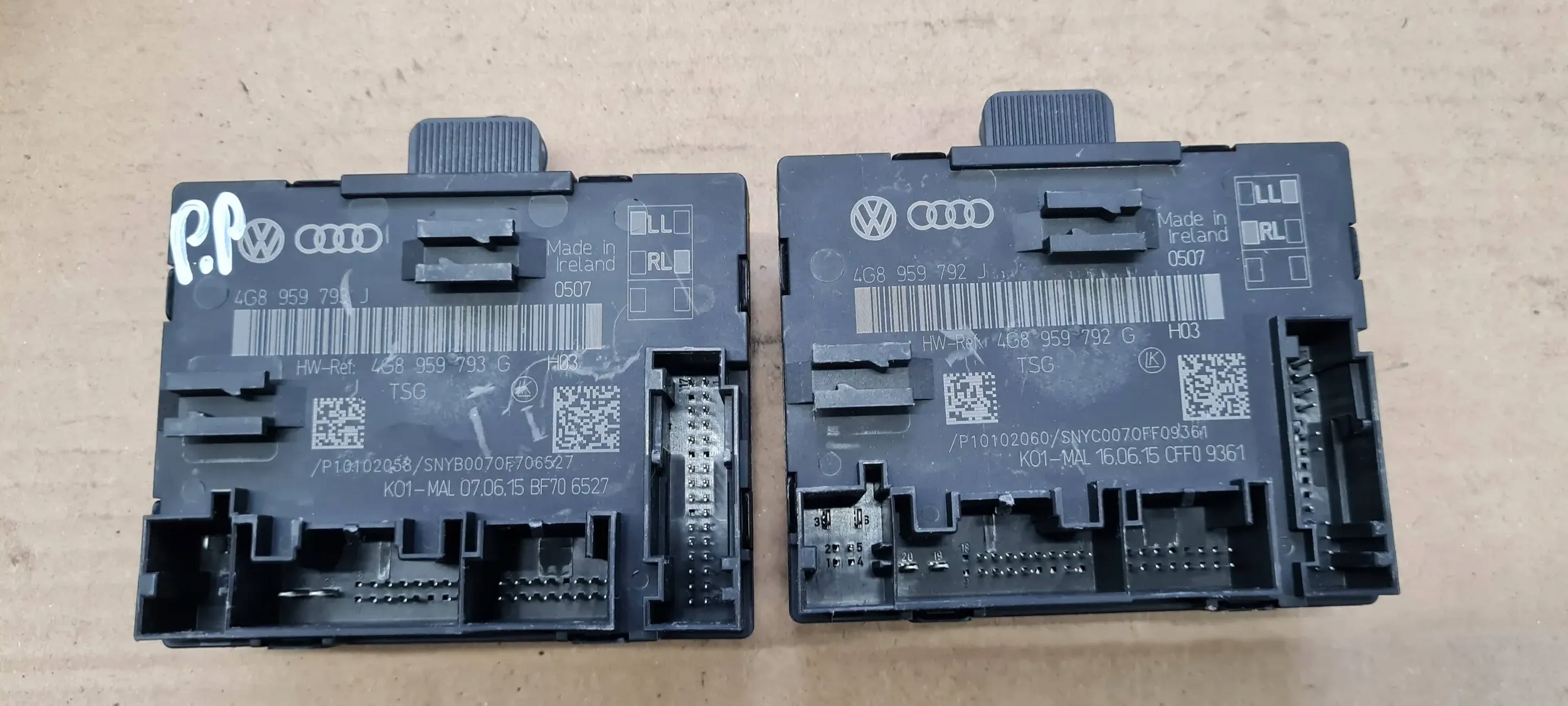 A6 C7 4G LIFT module control unit door left right SKLADANE mirrors A7 4G