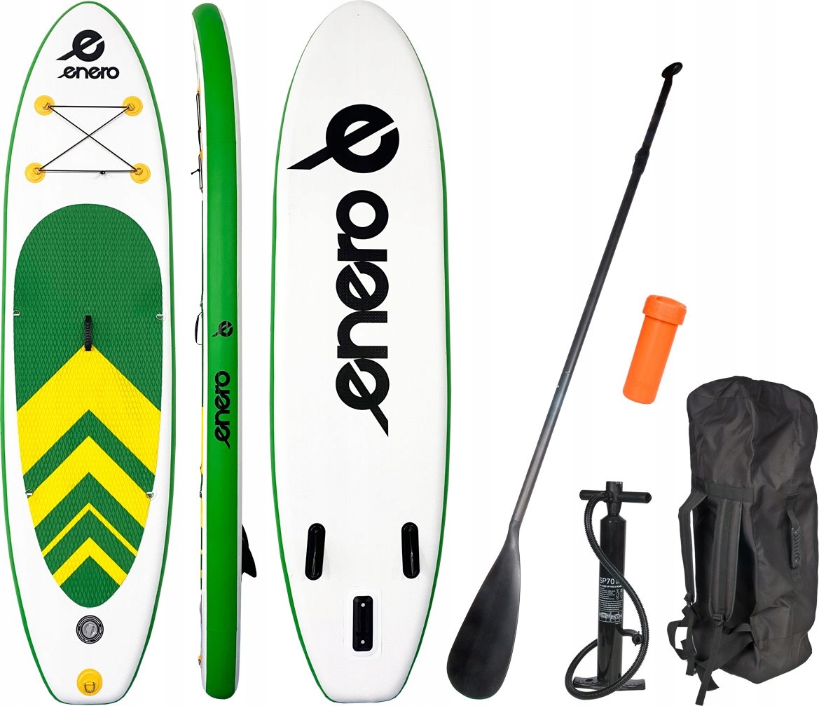 Enero Paddleboard 300x76x15 Green,Yellow,White