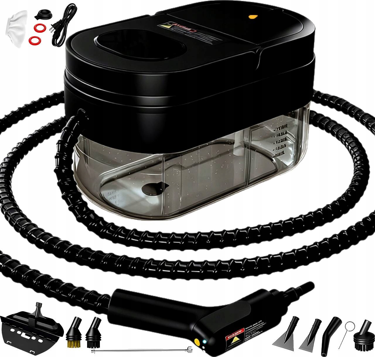 Parní Čistič Oken Parní Čistič 1600 ML 3 Bar 2500 W 1.5 M Parní Hadice