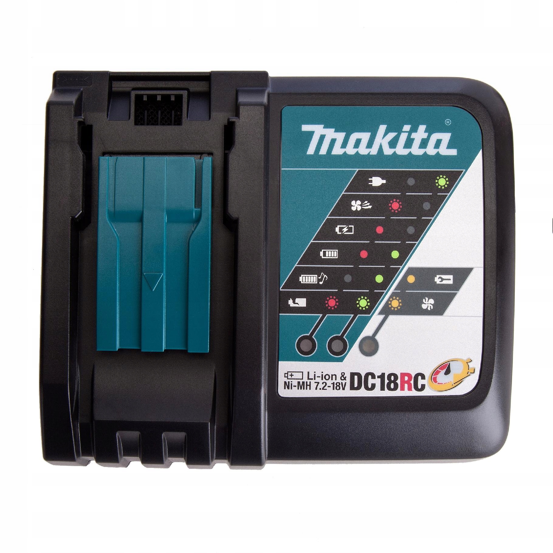 Szybka ładowarka Makita DC18RC 7,2-18V Li-Ion NiMh