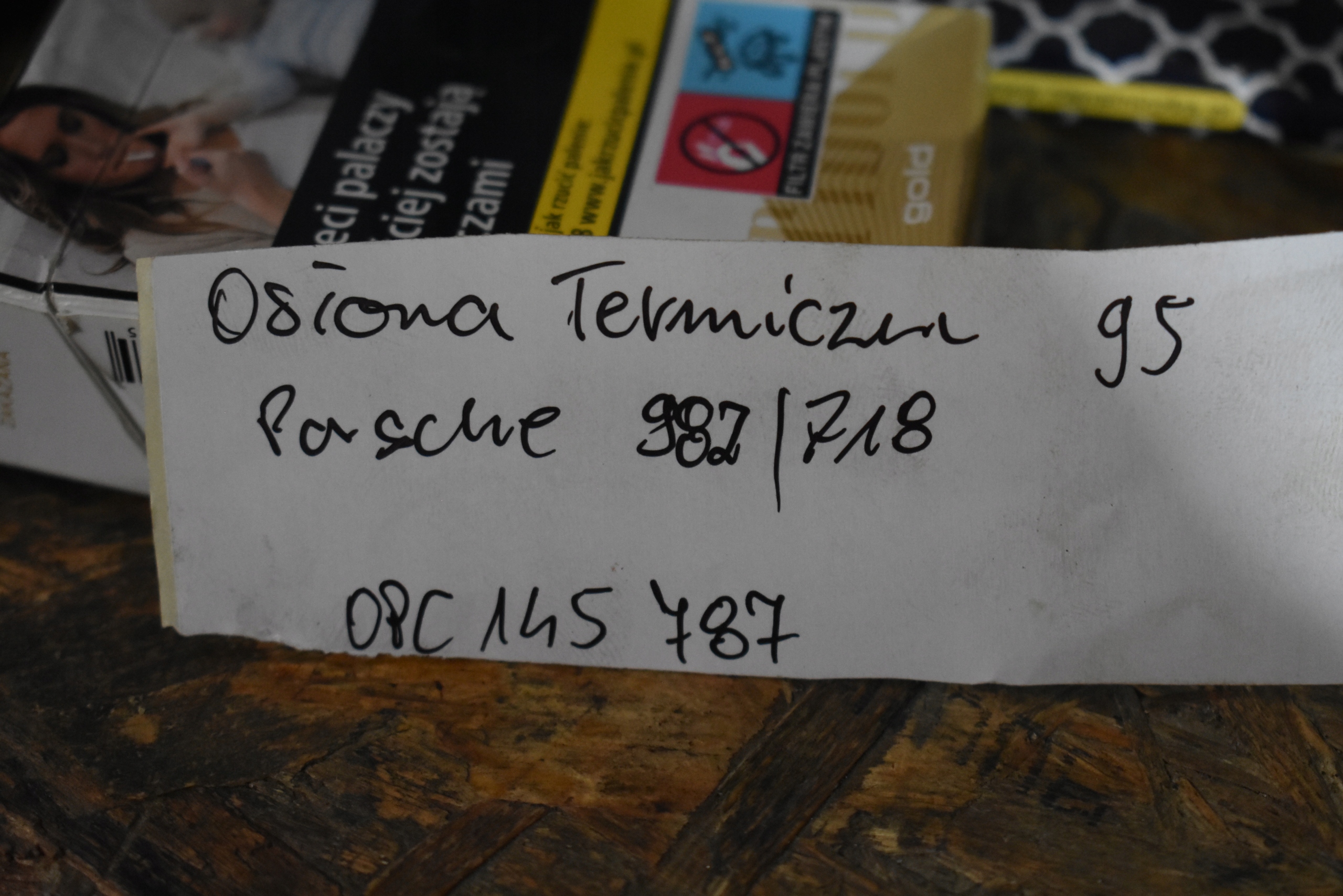 IDEALNA BLENDE ABDECKUNG TERMICZNA PORSCHE 982 718 1
