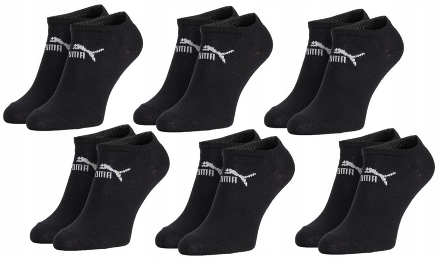 

Puma Skarpetki Stopki Czarne 6 par 43-46