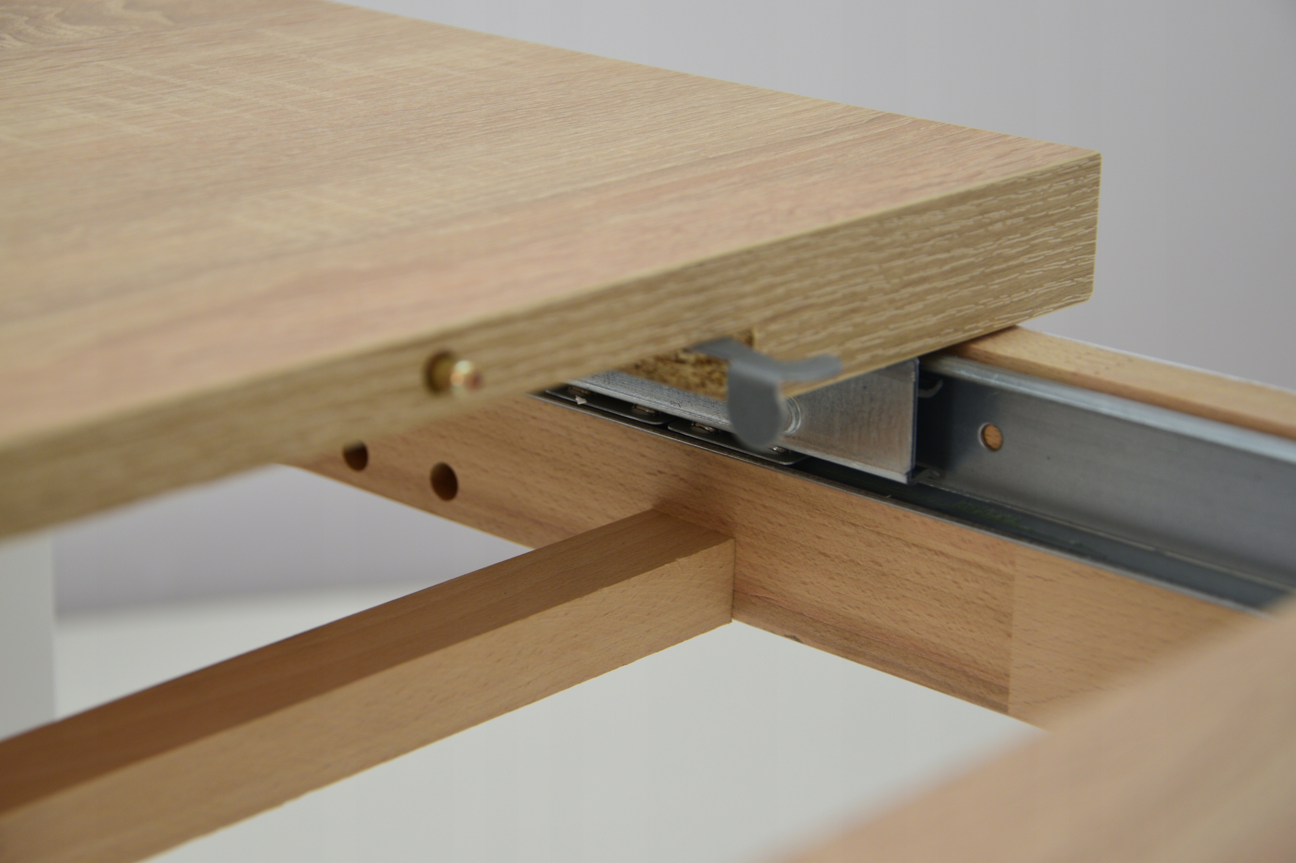 Zestaw 6 krzeseł i rozkładany stół 70x120/160 cm Długość stołu 120 cm