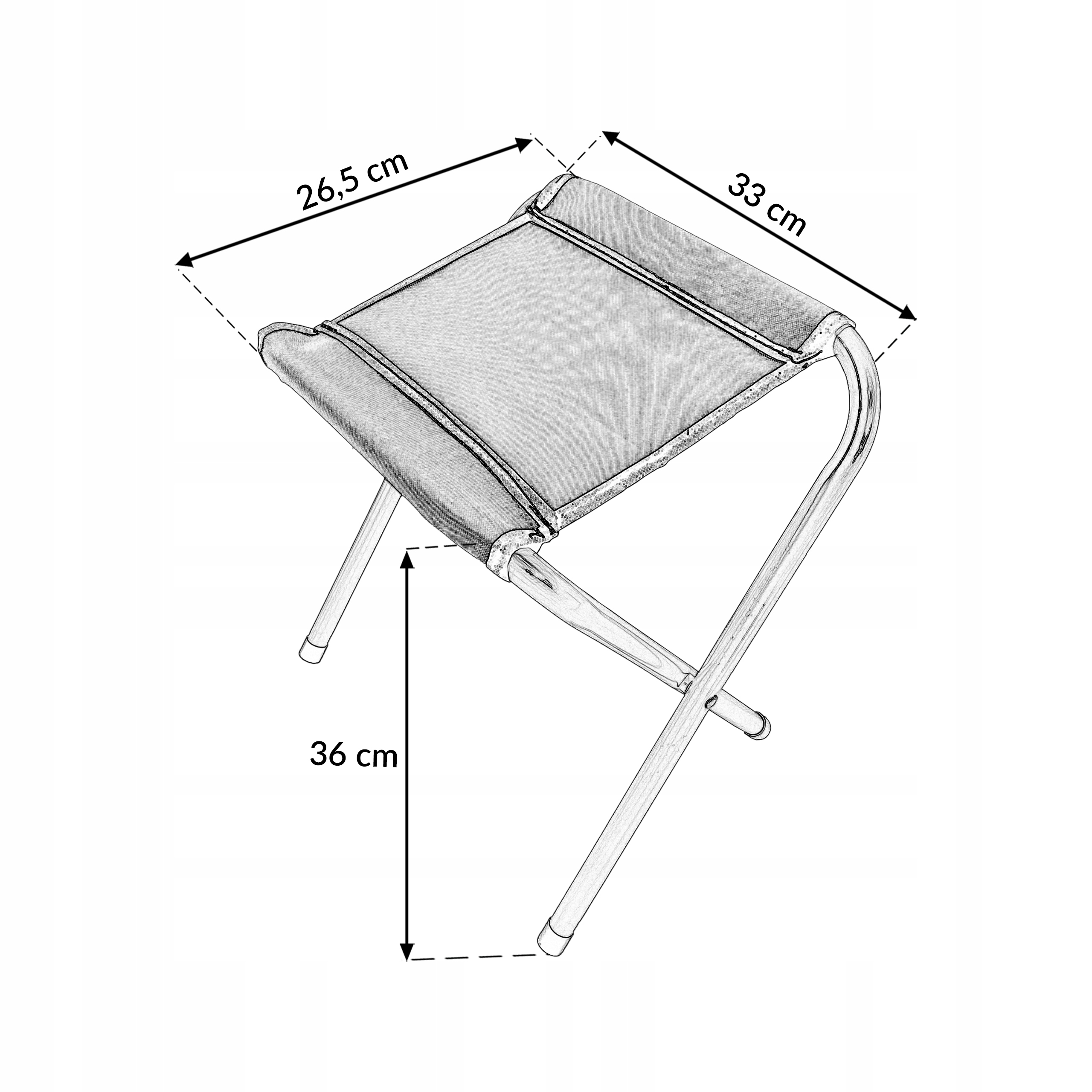 ZESTAW KEMPINGOWY BIWAKOWY TURYSTYCZNY STOLIK + 4 STOŁKI SC1003 C. DREWNO Model SC1002