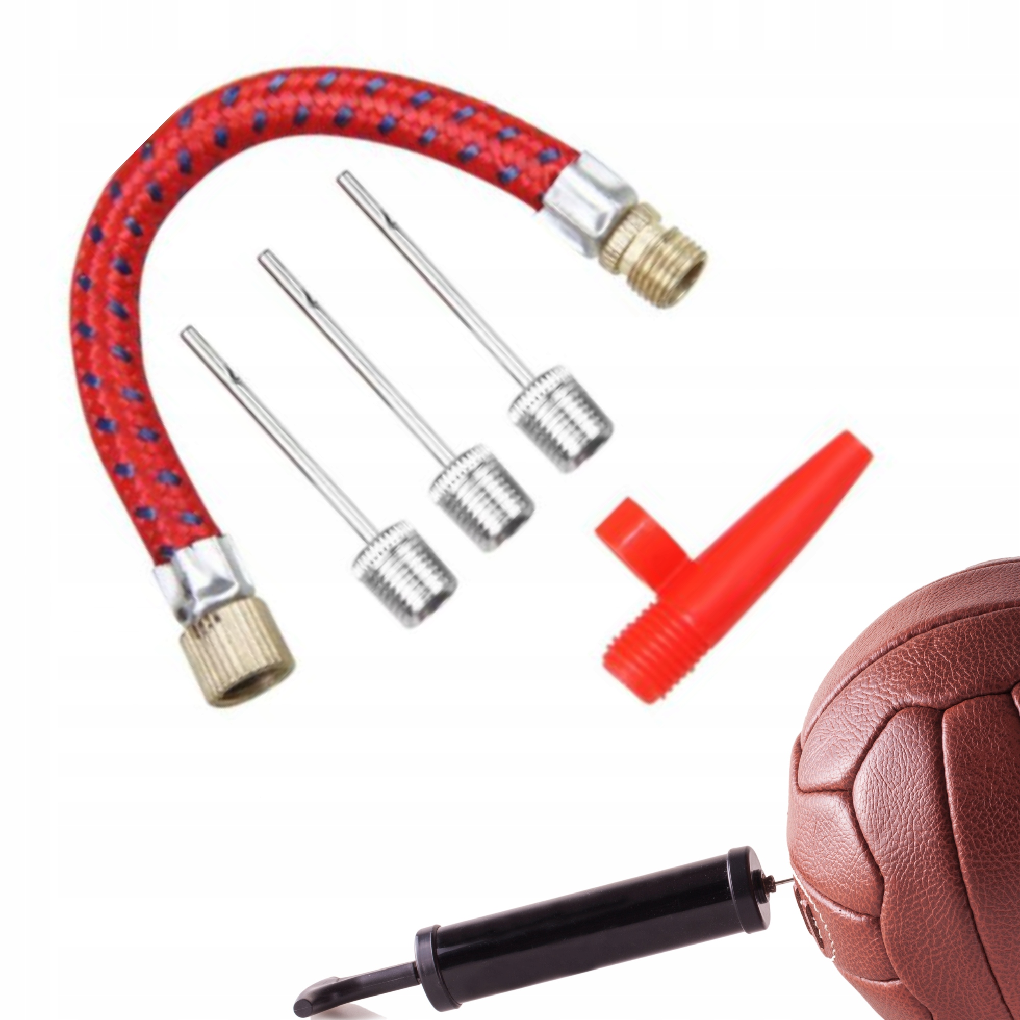 ZESTAW KOŃCÓWEK WĘŻYK DO POMPOWANIA PIŁEK MATERAC