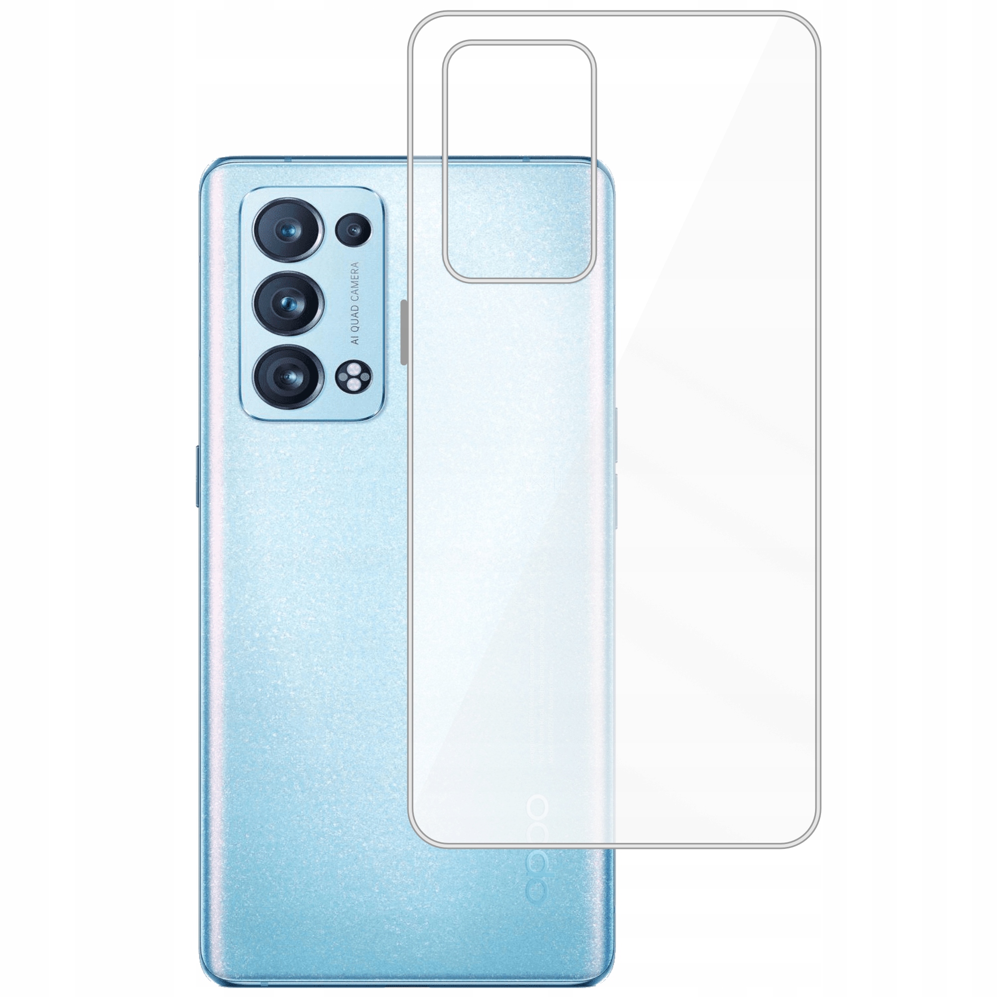 

Etui do Oppo Reno 6 Pro 5G Snapdragon gumowe Slim