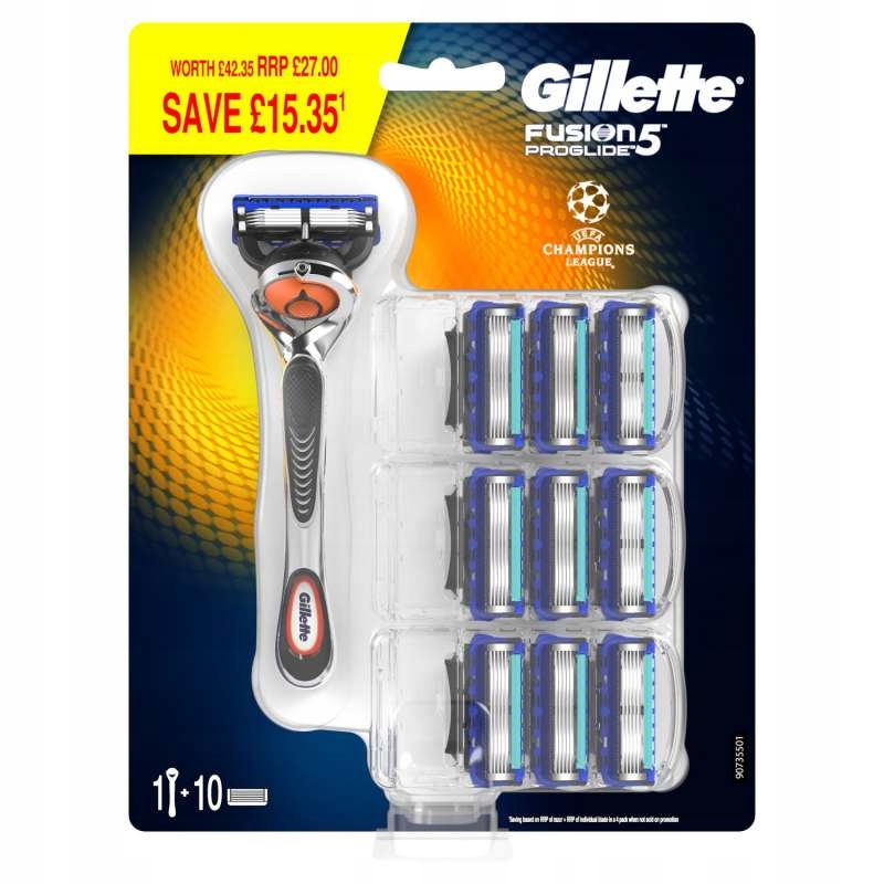 

Gillette Fusion5 ProGlide Maszynka 10 Wkładów
