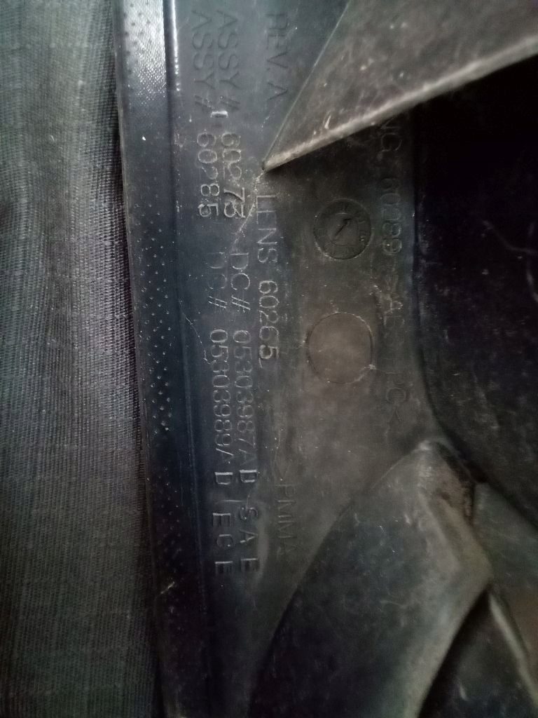 Chrysler Sebring III 3 light left rear part rear 05303987AD
