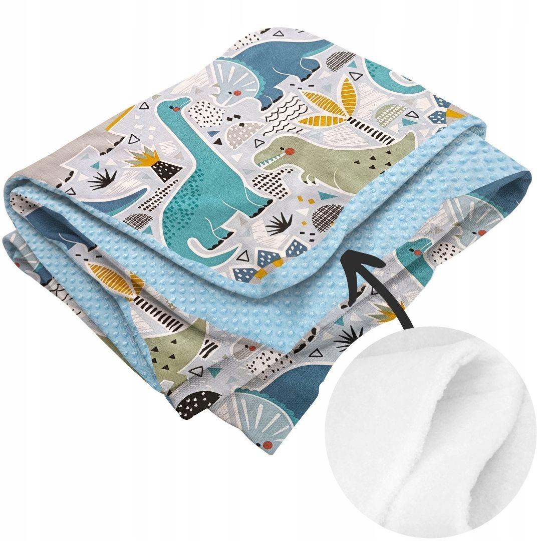 Oboustranná přikrývka 140x200 Bavlna Polar Minky Zateplená