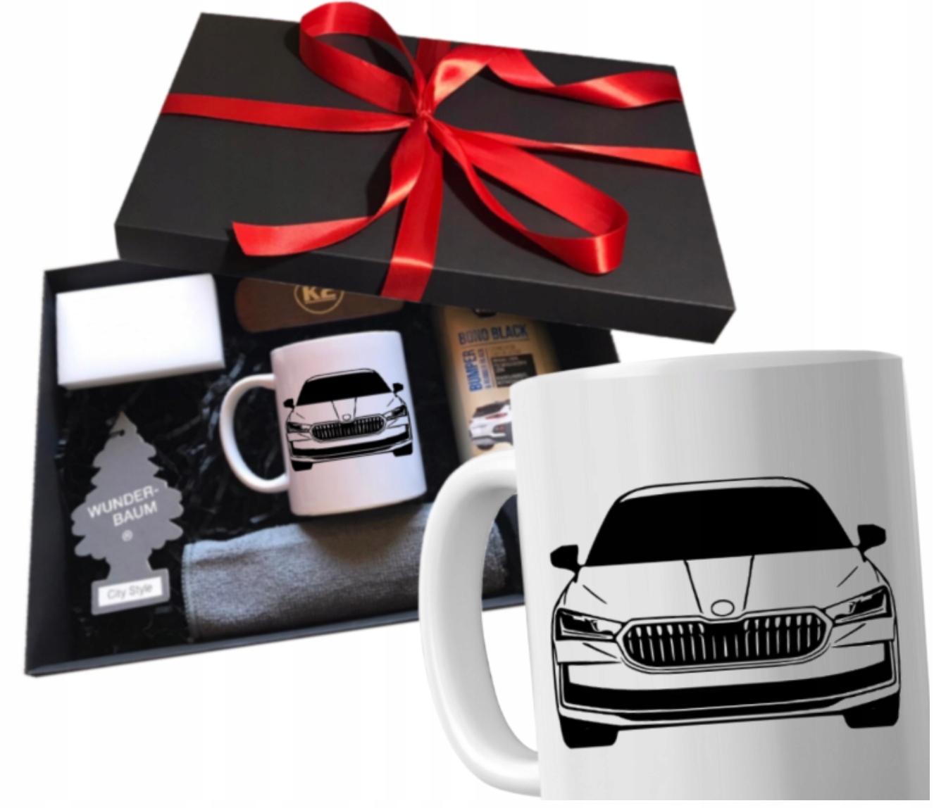 Dárek pro něj – hrnek pro řidiče auta Škoda kluka, narozeninová sada