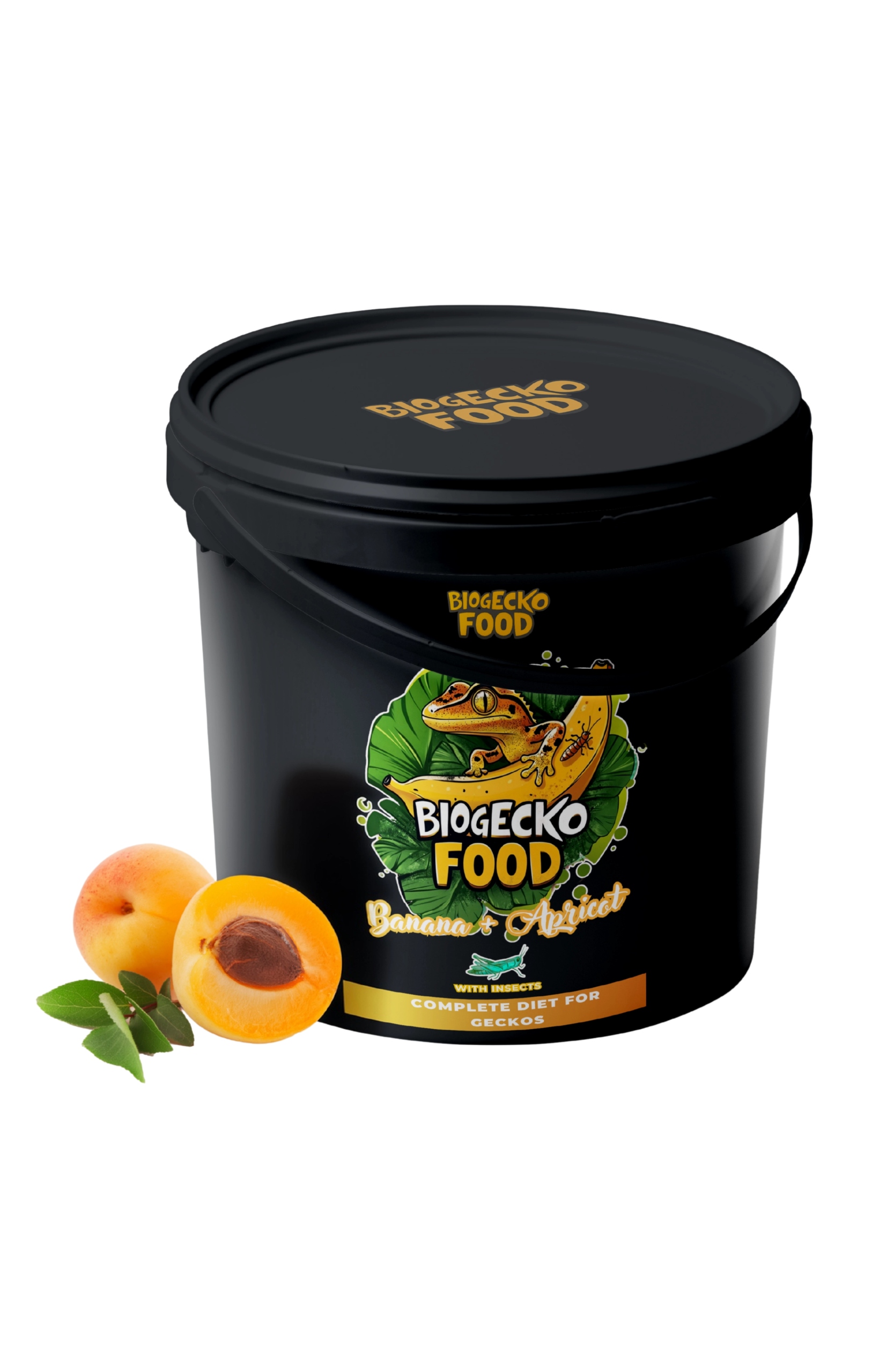 Levně BioGecko Food Krmivo pro gekony a gekony Banán Meruňka Hmyz 2 kg