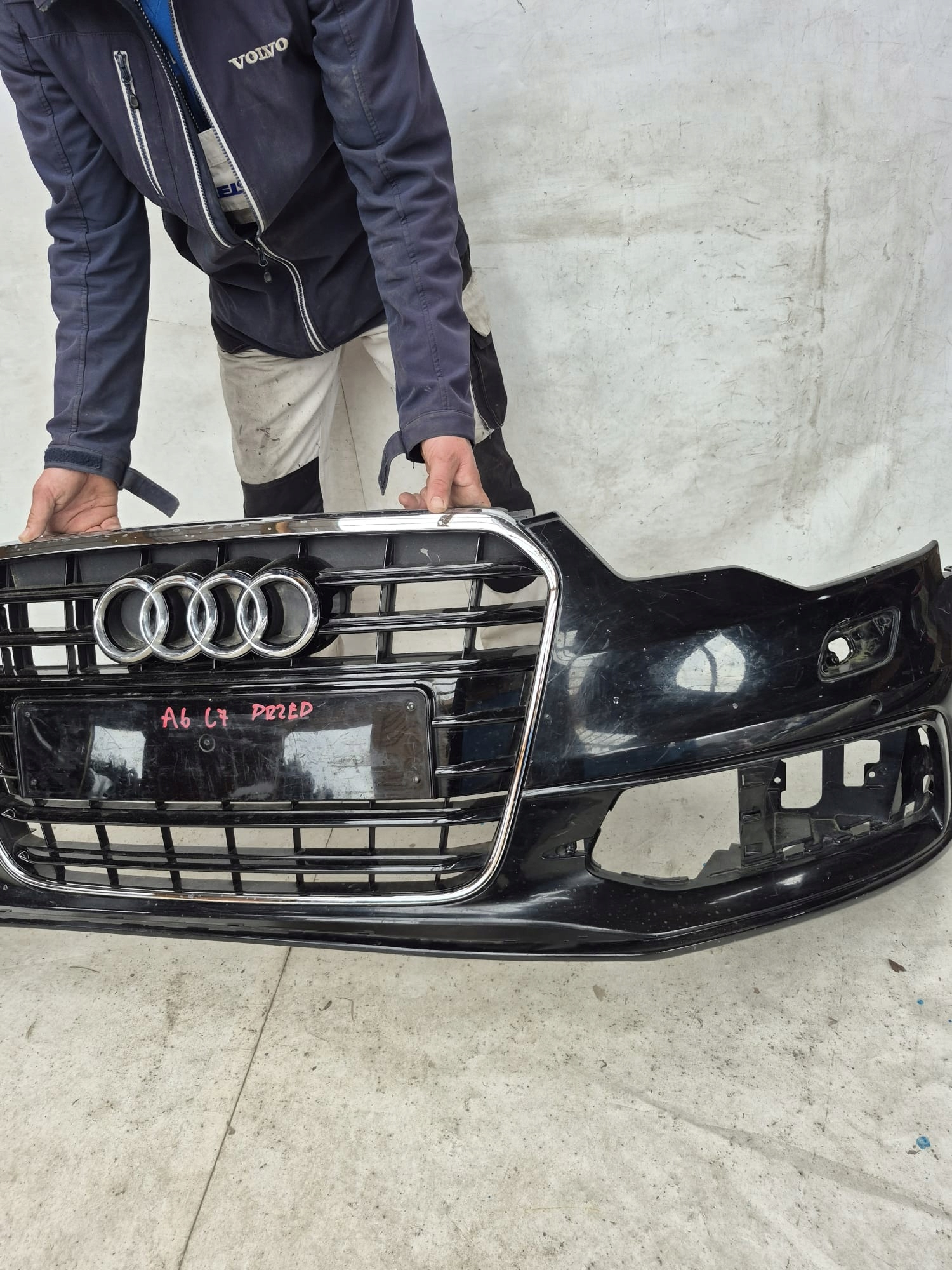 AUDI A6 C7 4G S-LINE 11-14 bumper front front SPR 4XPDC 4G0807437C