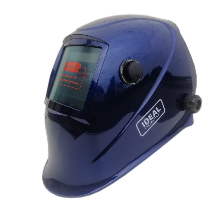 Samozatemňovací přilba APS-616G Blue LCD True Color