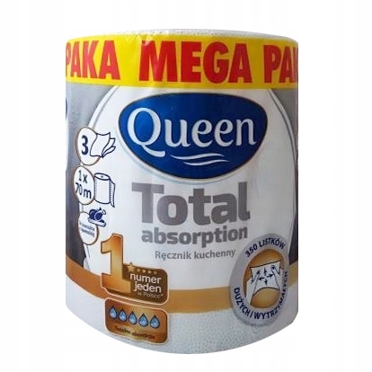 Levně 168x Papírový ručník celulóza Queen bílý 70m Paleta