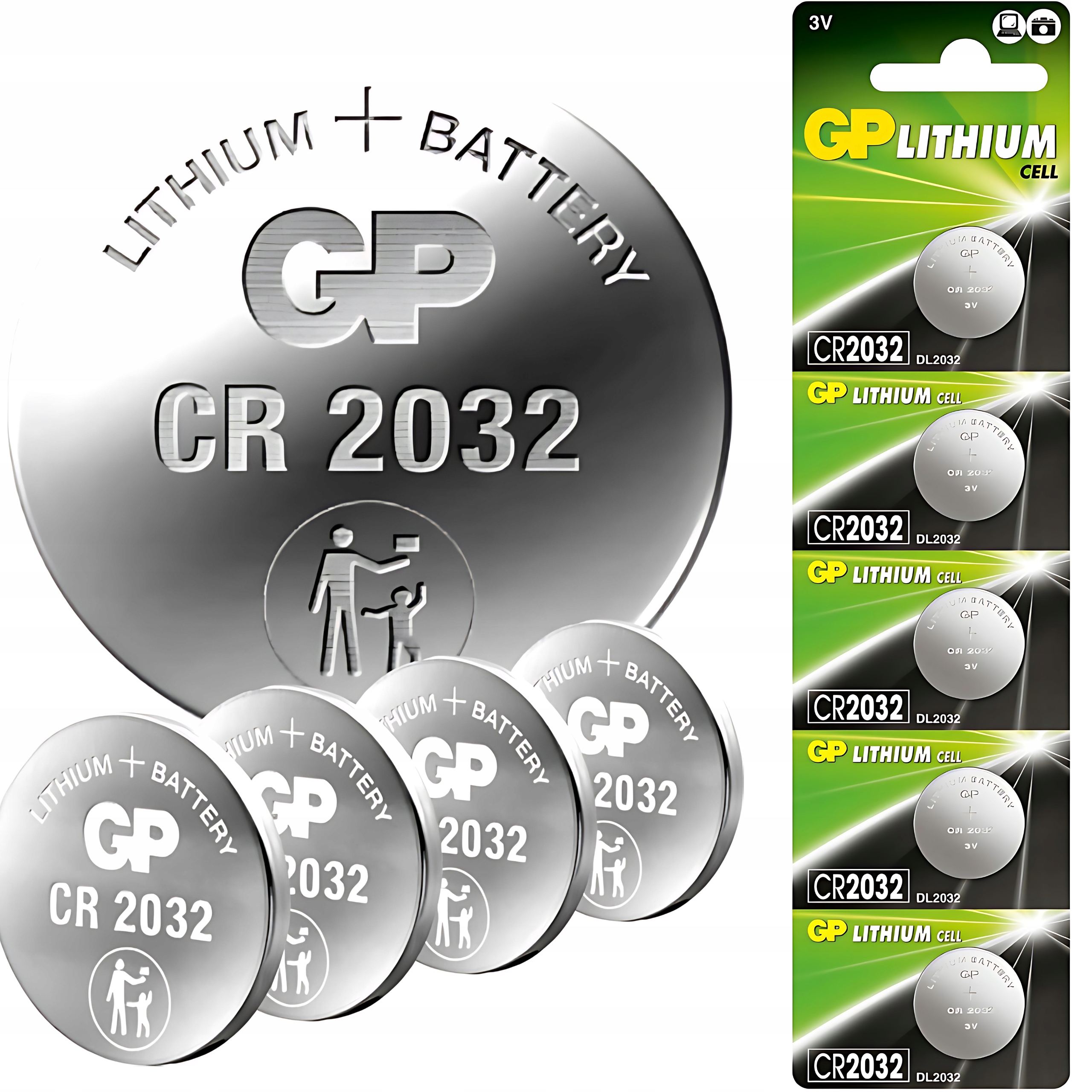 Bateria litowa GP Baterie GP CR2032 3V litowe
