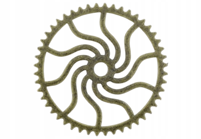 [112155] Element ozdobny steampunk tryb brąz 25mm