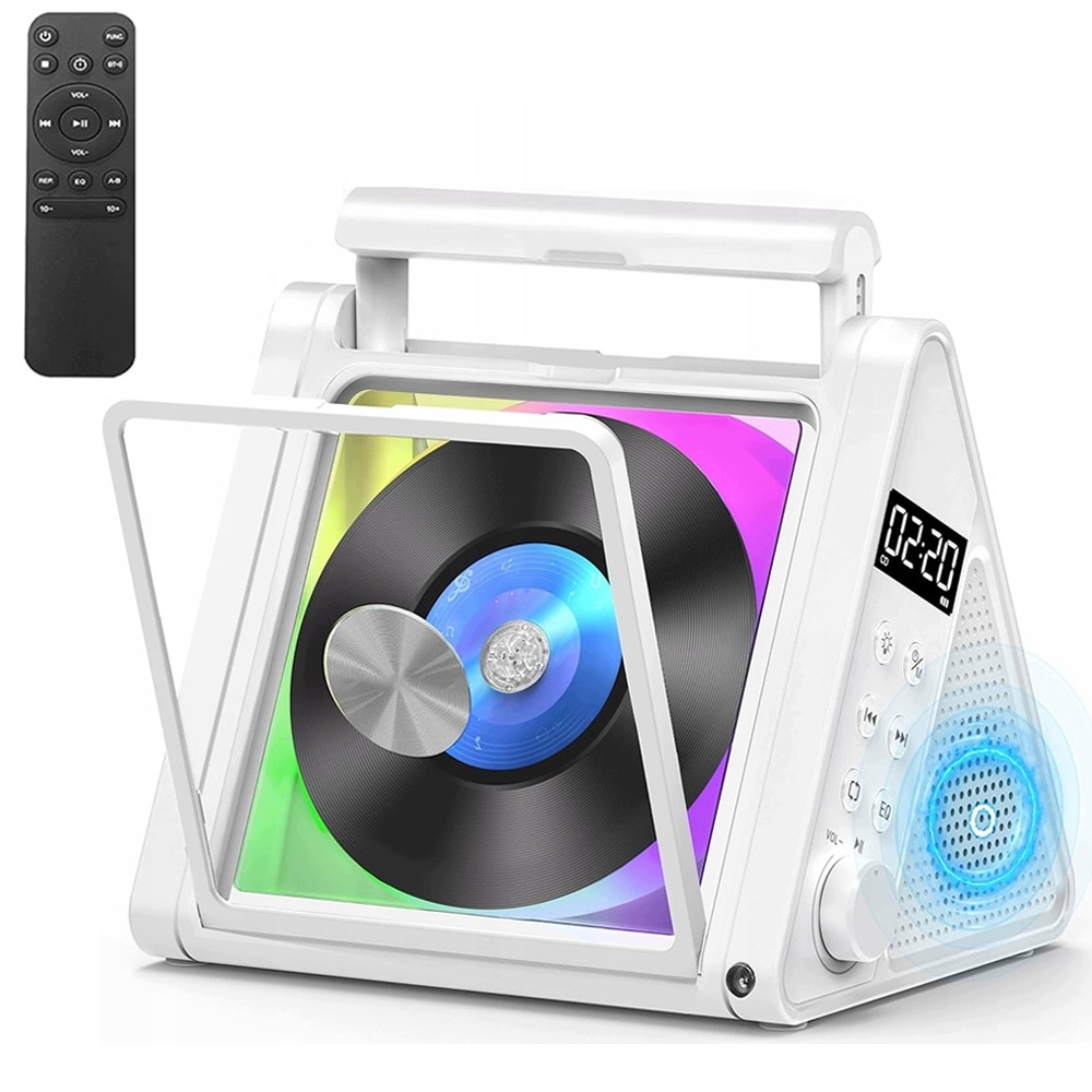 CD přehrávač, přenosný multifunkční Bluetooth reproduktor, Bluetooth 5.3