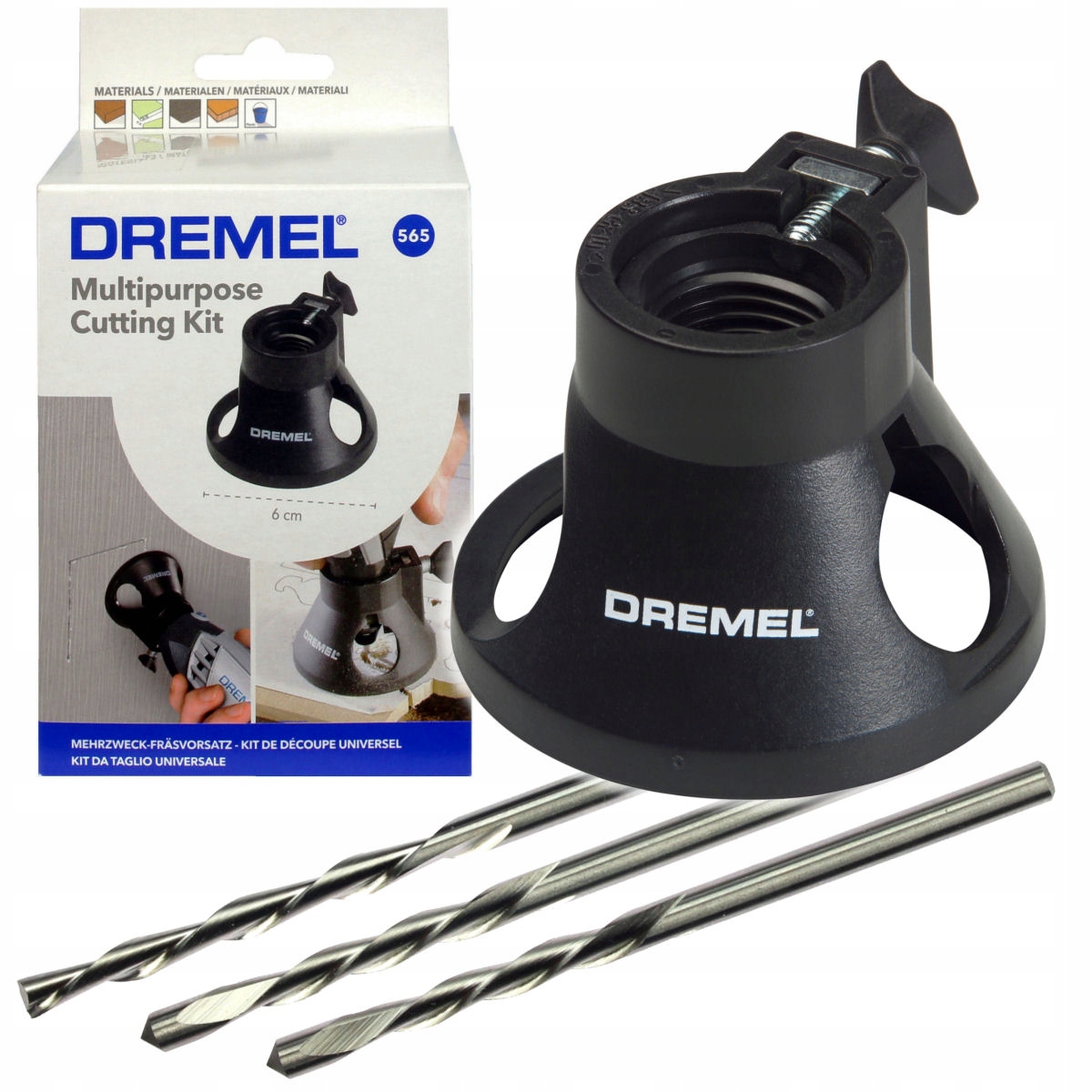 

Uniwersalna nasadka do cięcia 565 Dremel 3 frezy