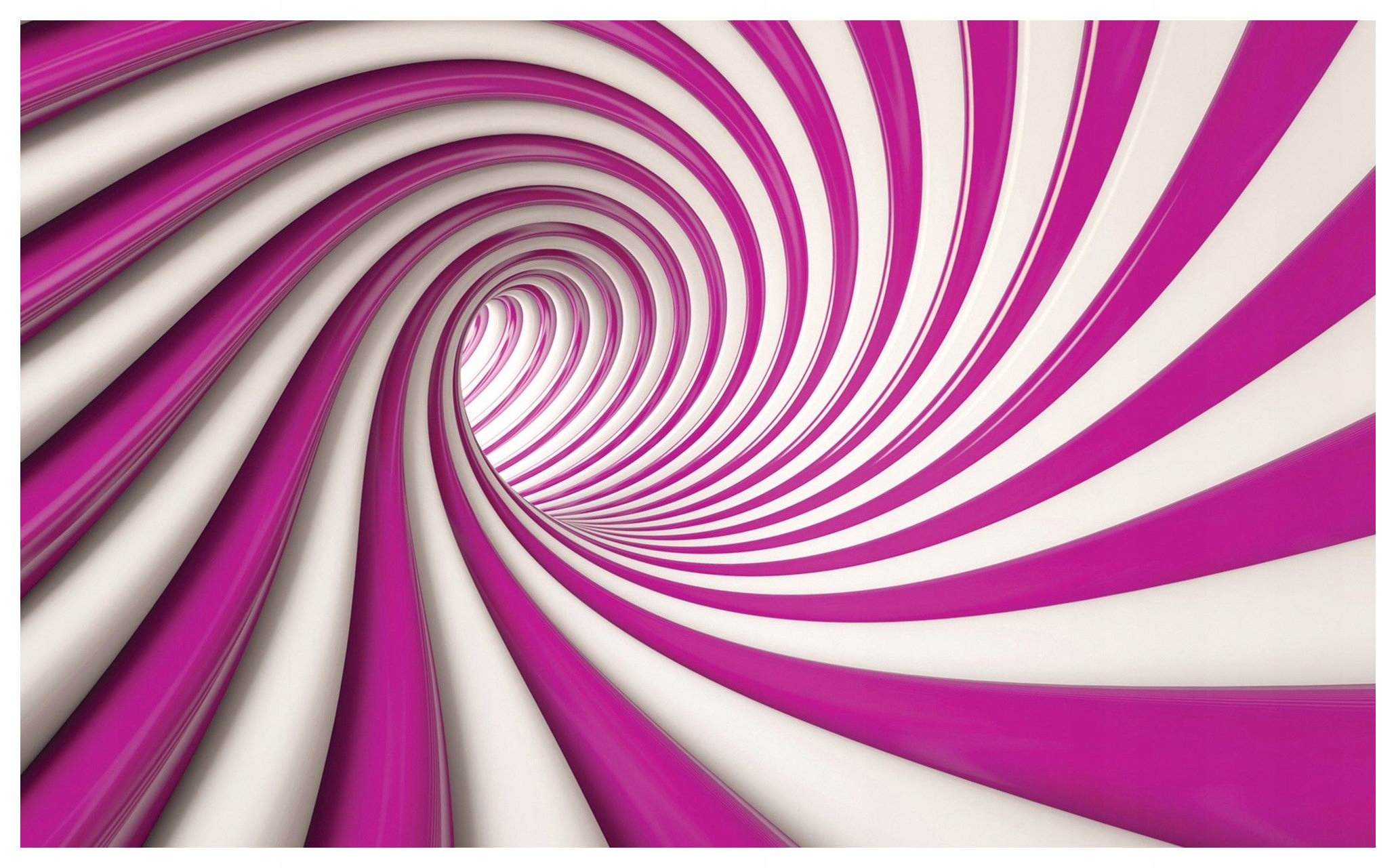 Fototapeta Hypnotický tunel Růžová bílá spirála Abstrakce 368x254 lepidlo