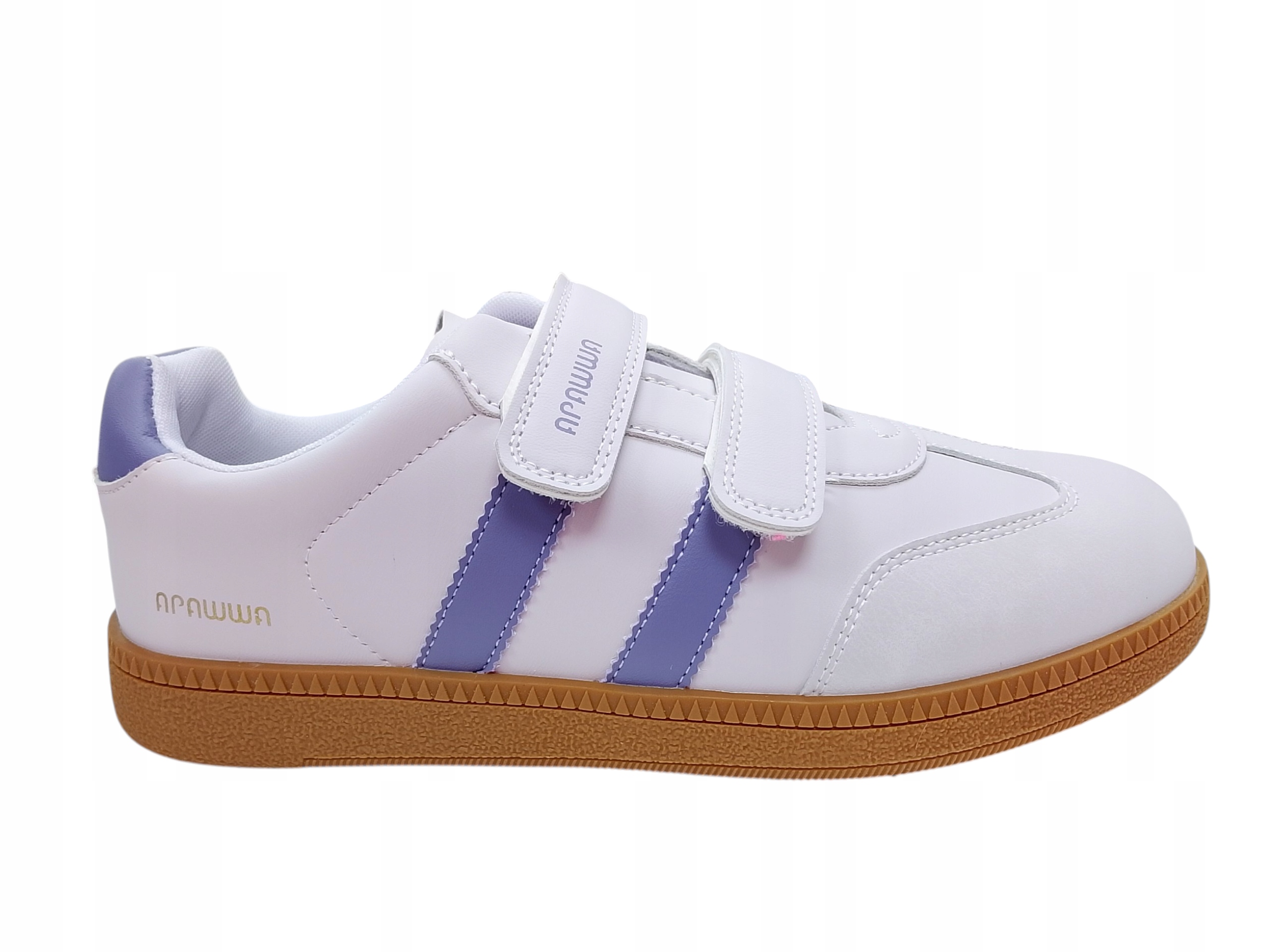 Półbuty buty sportowe Apawwa 0353P Fioletowe Rzep r36