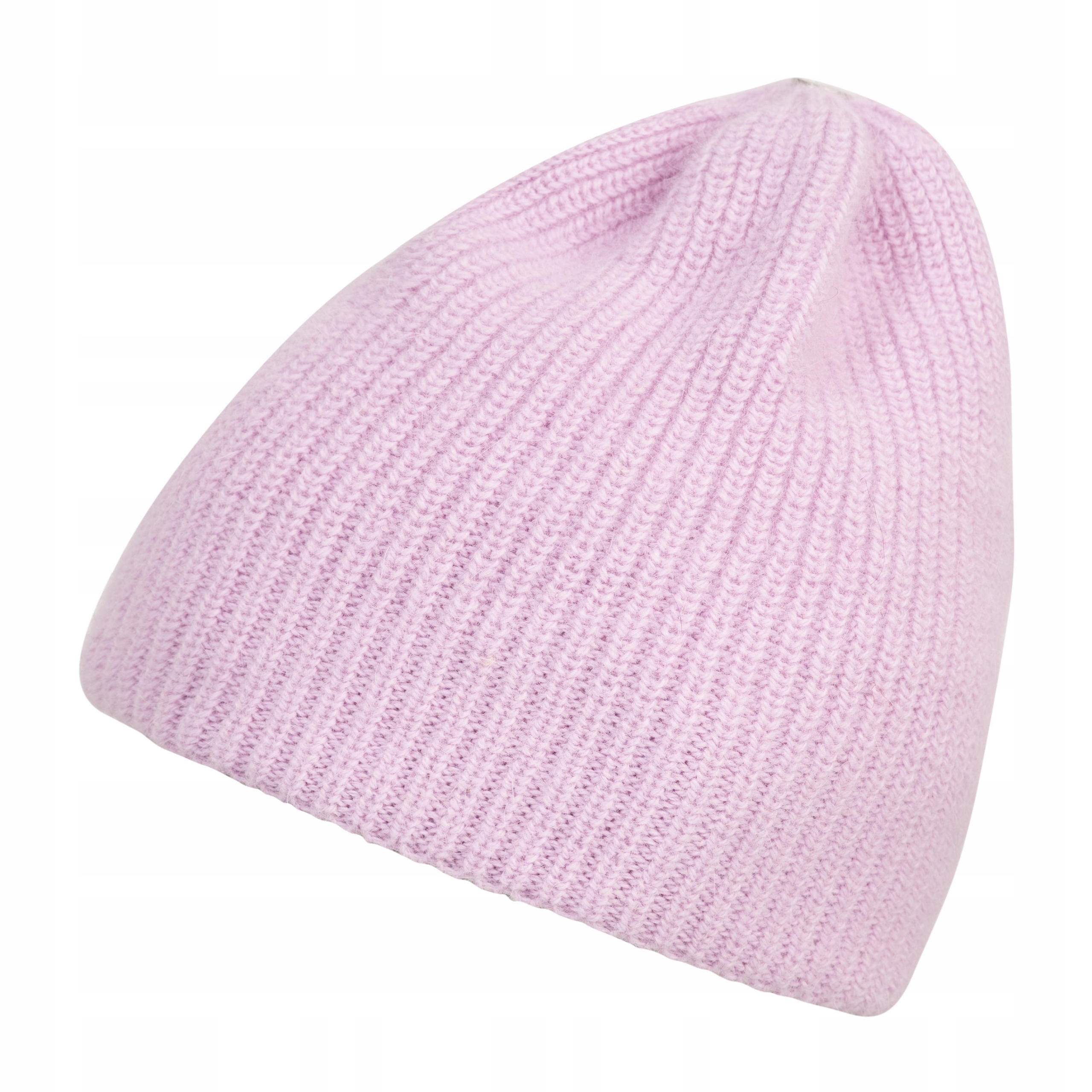 Lehká dámská vlněná čepice Loman světle růžová, neskládaná, pěkná Pl