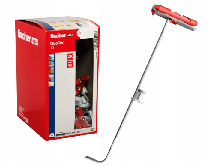 Fischer Duotec 10 hmoždinka hmoždinky do sádrokartonu a dutých prostor Gk 50 Ks 537258