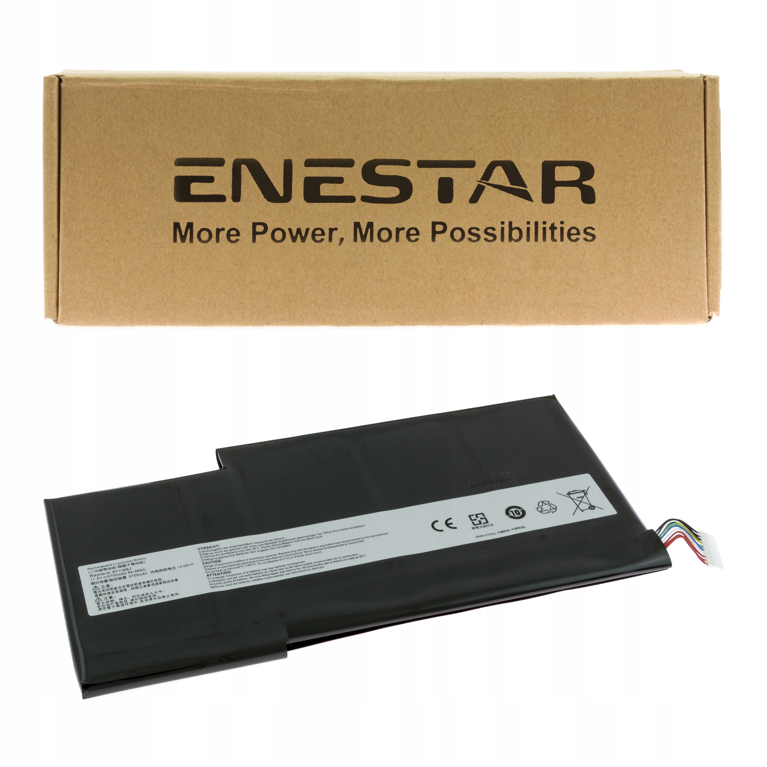 Prémiová baterie pro Msi BTY-M6J GS63 GS63VR GS73 7RE GS73VR 7RF Stealth Pro