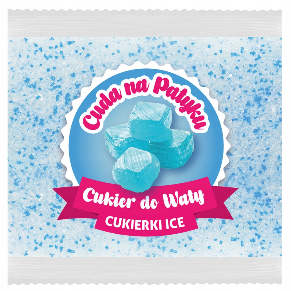 Cukier Do Waty Cukrowej Kolorowy do Maszyny Smakowy Smak CUKIERKI ICE 100 g