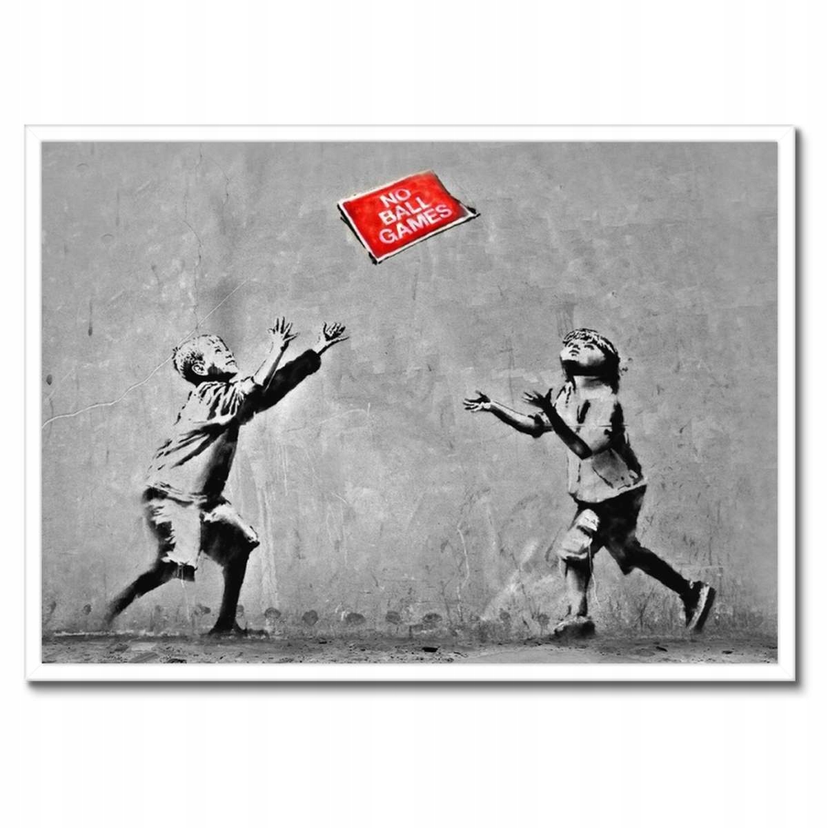 Plakáty v rámu 70x50 Banksy No Ball Games