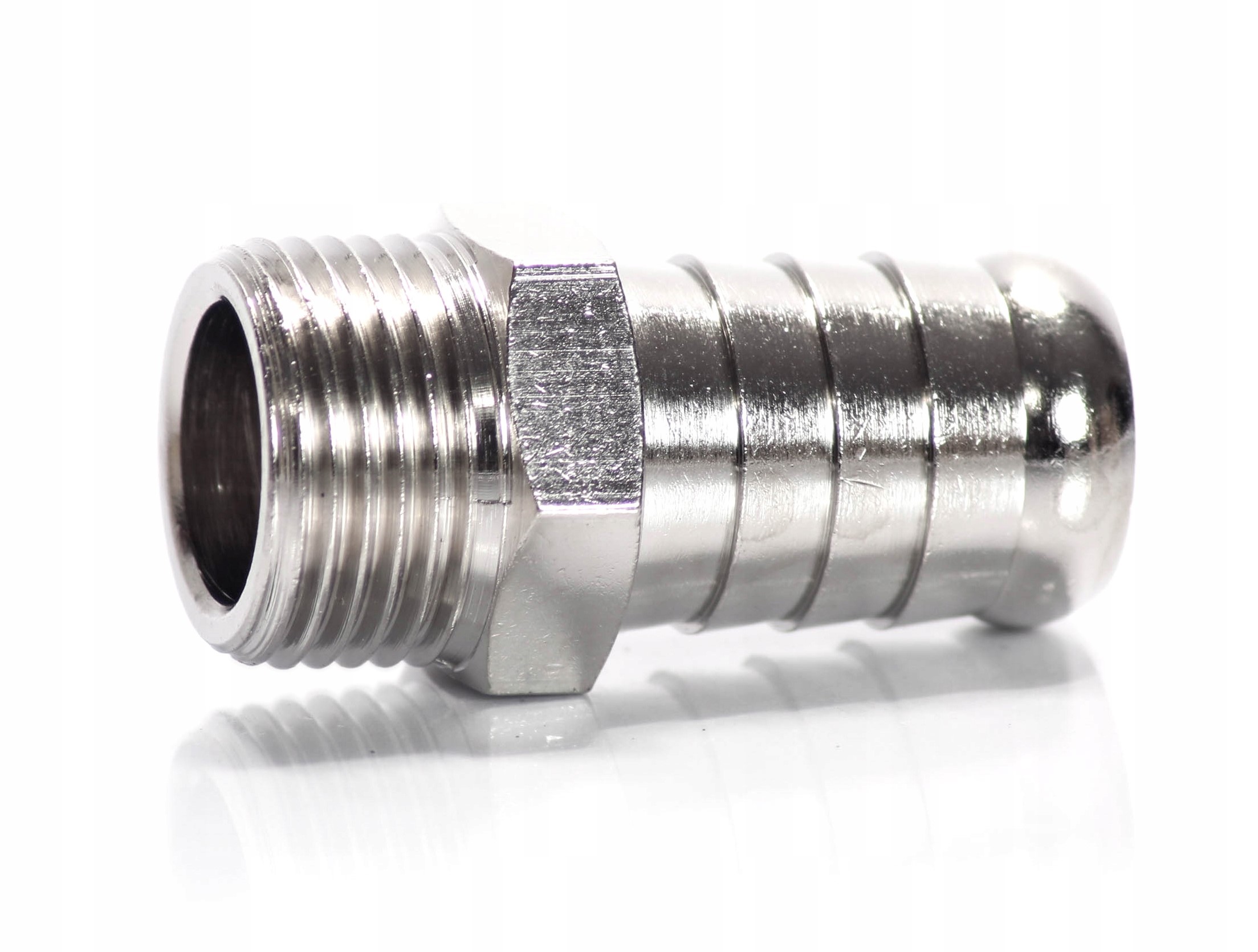 

Króciec Złączka Choinka Na Wąż 14 MM 3/8 Gwint Zew