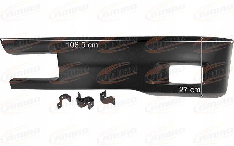 VOLVO FL6 (2002-) SPOILER POD ZDERZAK LEWY Strona zabudowy przód