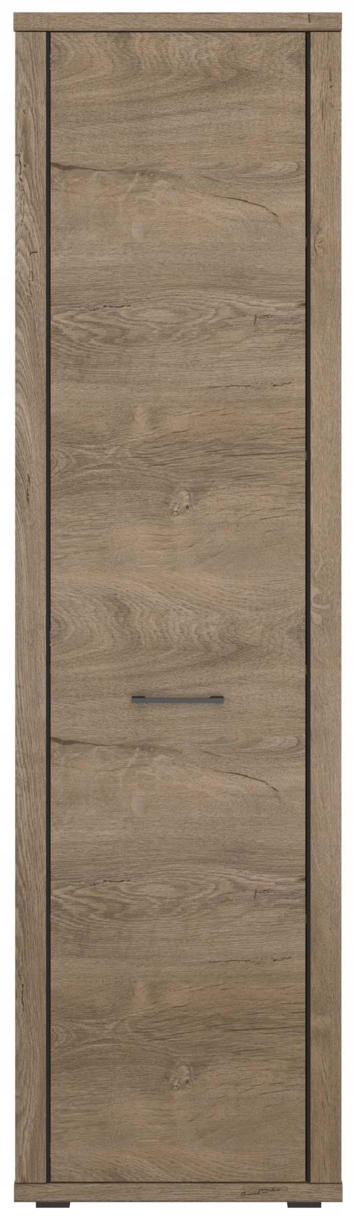 REGAŁ SŁUPEK SZAFKA stojąca 57 cm dąb lefkas