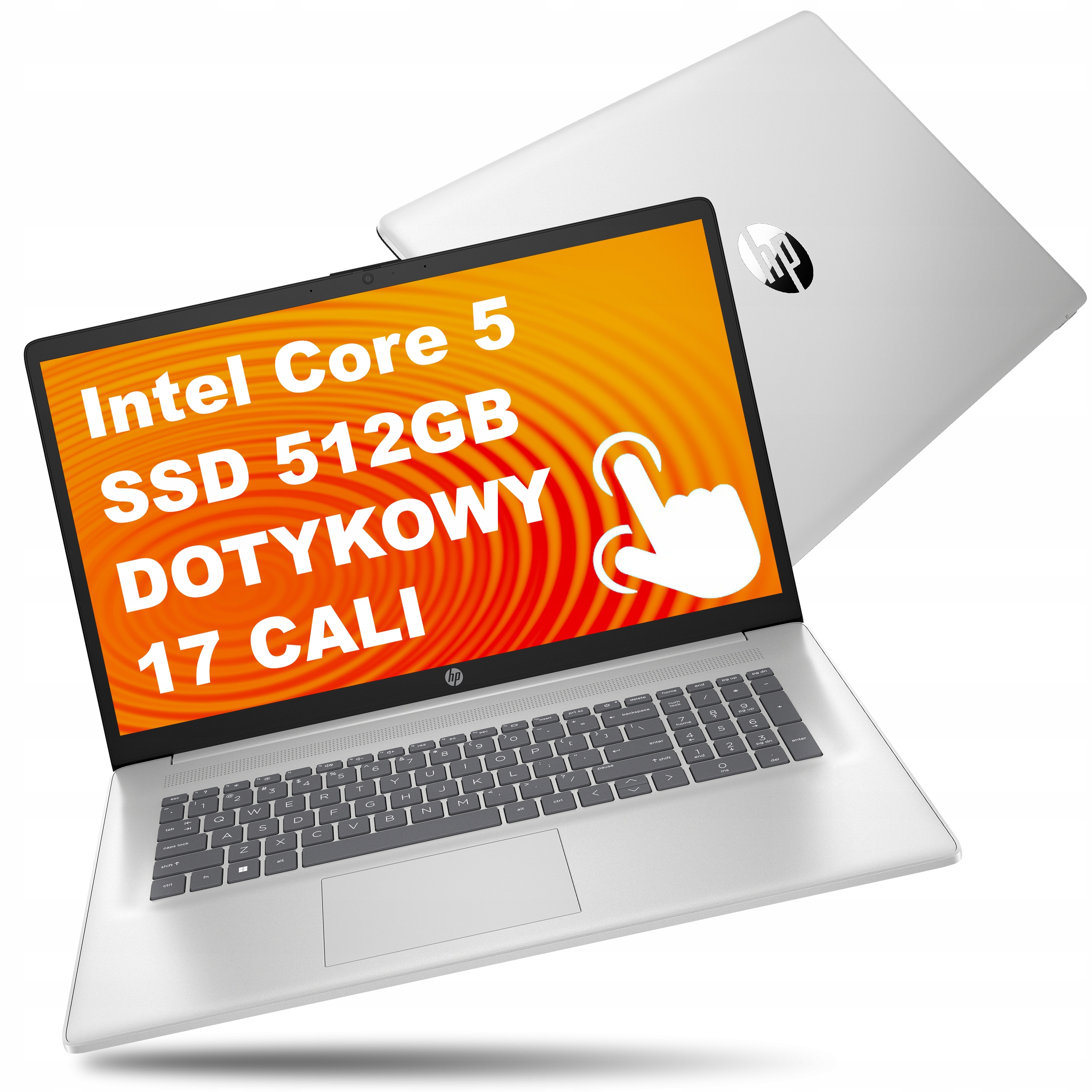 Notebook Hp 17 Velká Dotyková obrazovka Core 5 120U 8GB 512GB Ssd Win 11