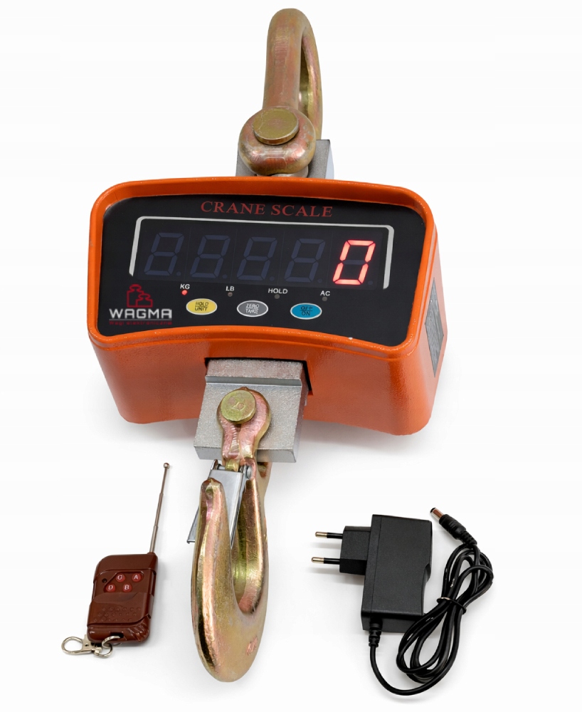 Elektronická Haková Váha 3T 3000kg Led s dálkovým ovládáním napájecí zdroj Akumulátor 6V