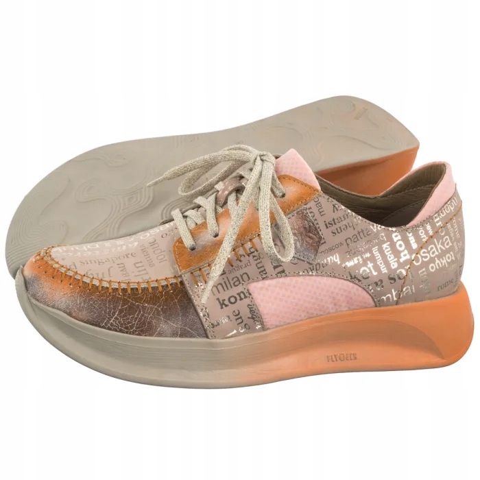 Boty Tenisky Polobotky Dámské Maciejka Oranžové 06776-18