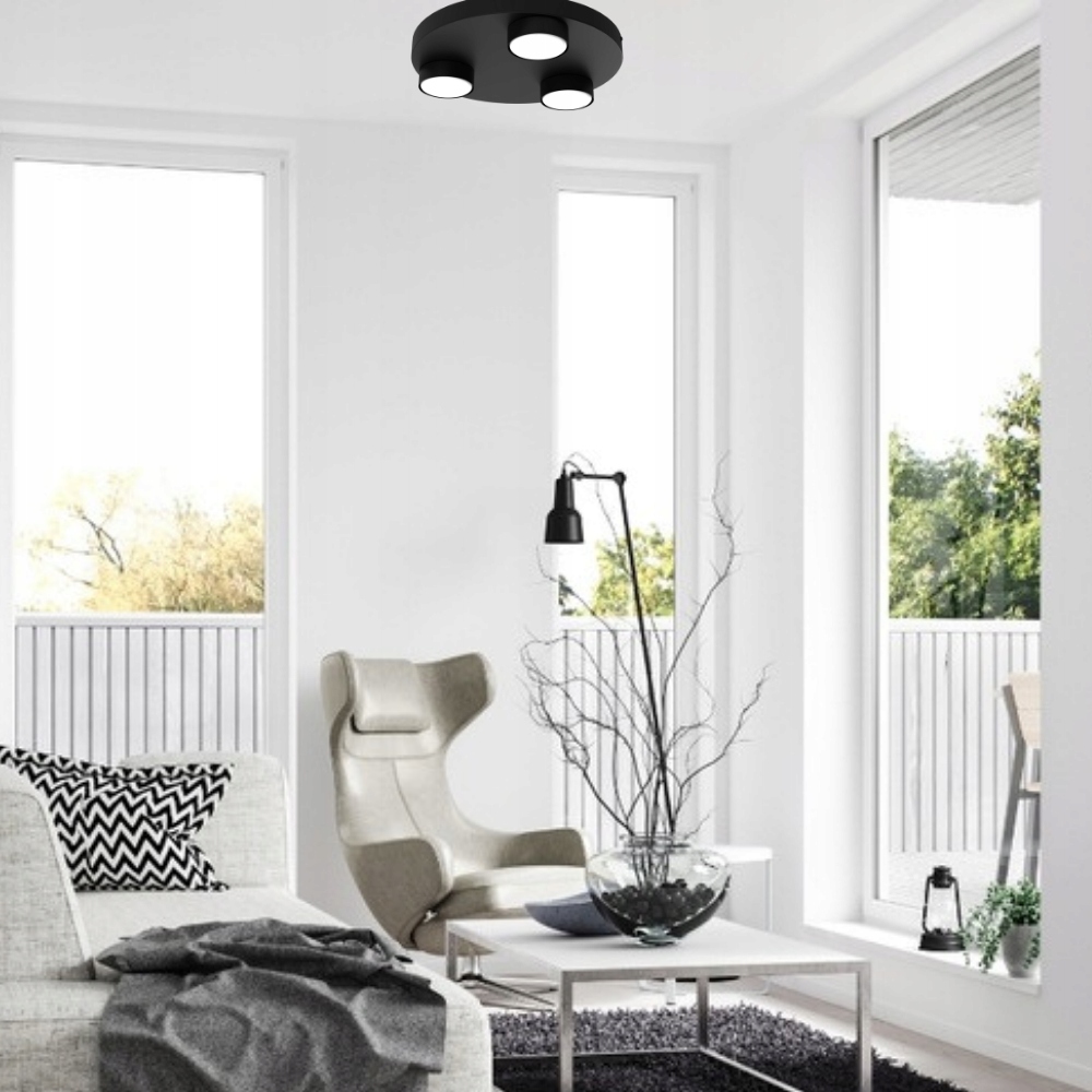 LAMPA SUFITOWA LED PLAFON NA KOLE GX53 ŻYRANDOL Marka inna