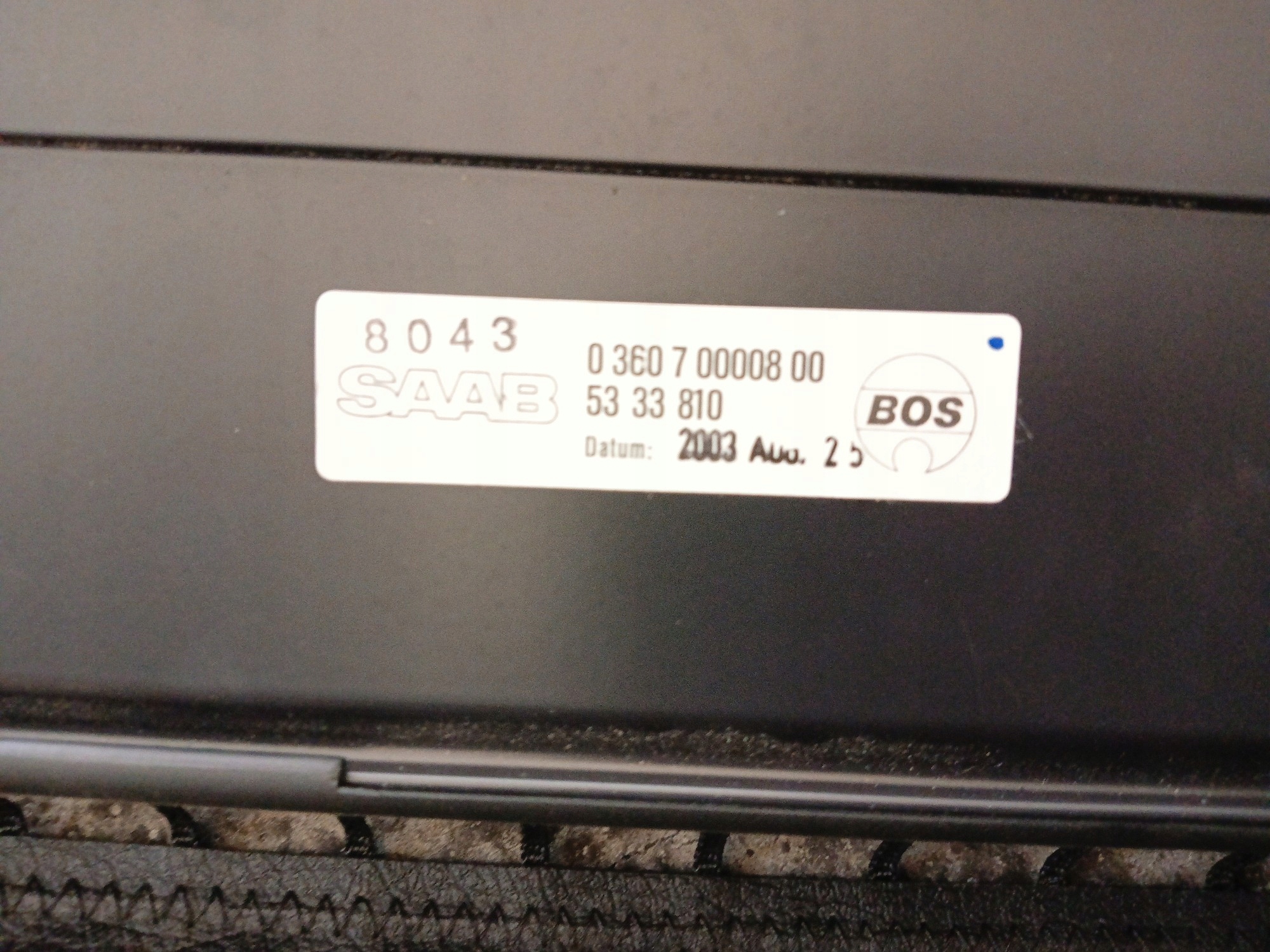 ролета багажника SAAB 9-5 и РЕСТАЙЛИНГ (2001-2005) универсал