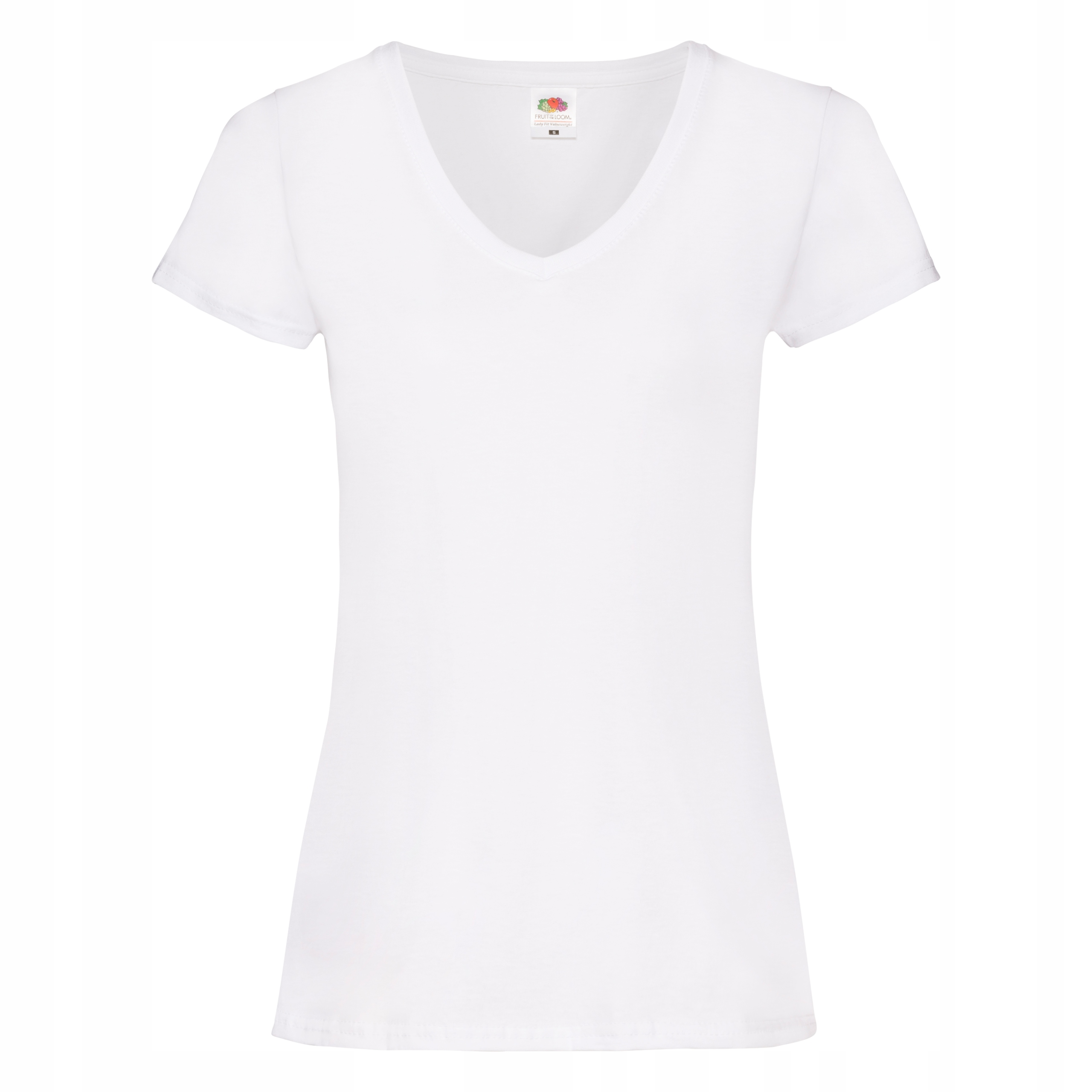 

Koszulka Vneck Fruit of the Loom Biały XXL