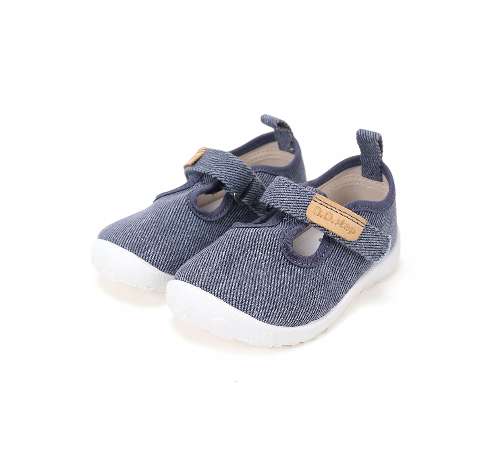 Kapcie dziecięce DD step barefoot C086-61089A Royal Blue 27