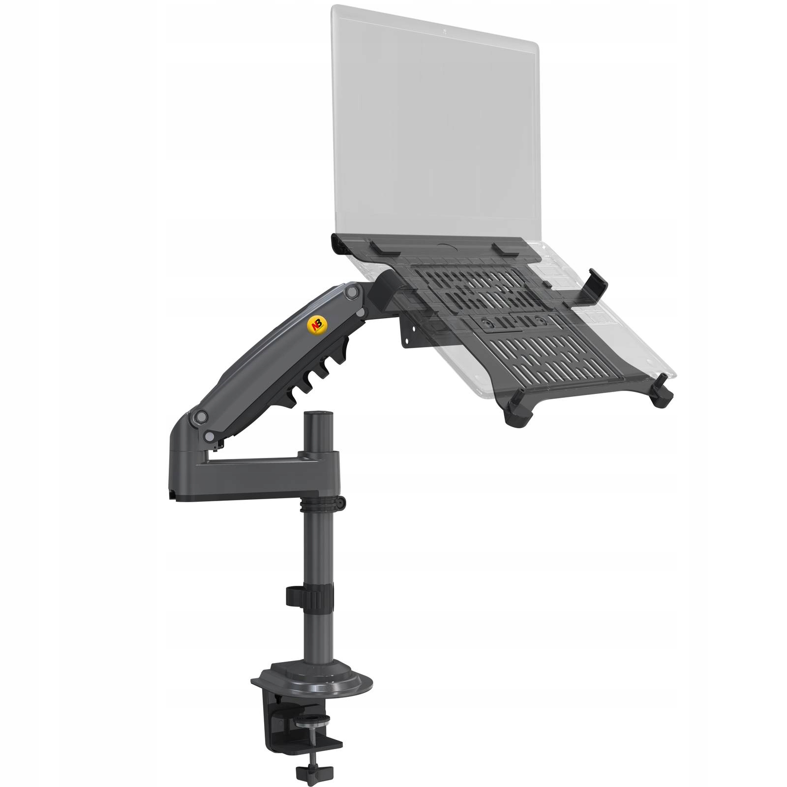 H100-FP Ergonomiczny uchwyt biurkowy do laptopa monitora Regulacja 3D