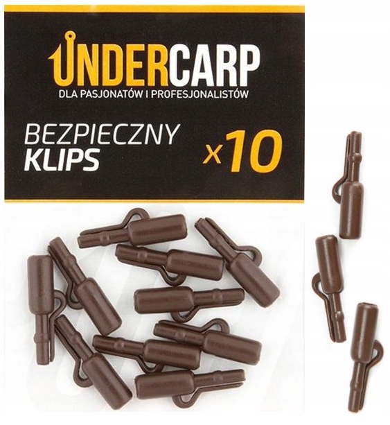 Bezpieczny klips Undercarp Brązowy