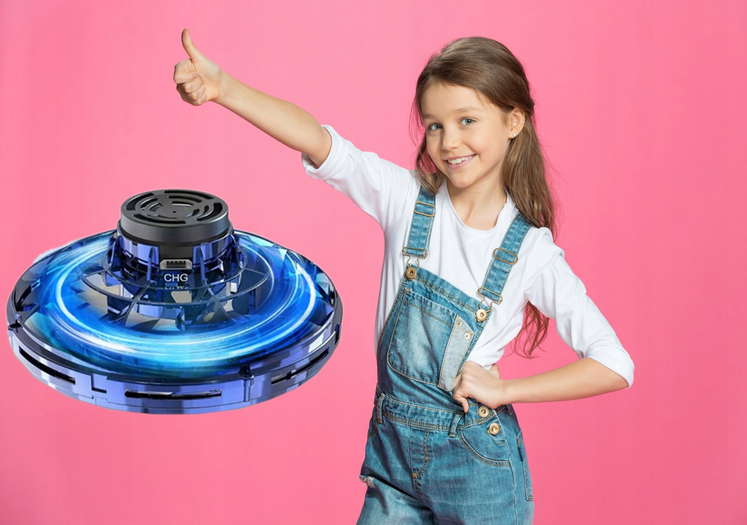 MP Latający fidget spinner FlyNova Pro Led świeci Marka inna