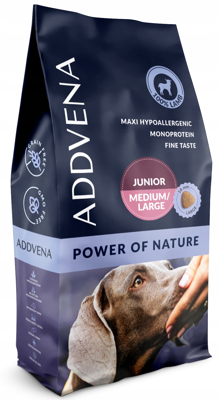 Addvena Dog Power of Nature Junior M/L 10kg