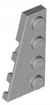 

Lego Pł/Skrzydło 2x4 L J. Szare (41770/4211735)