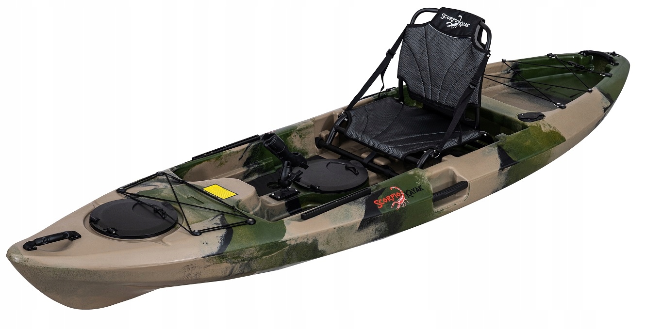 Kompaktowy Stabilny Kajak Wędkarski Lagoon 10 Ramowe Siedzenie